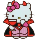 hello kitty vampireq Slack emoji