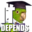 it dependsq Slack emoji