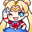 sailormoon saluteq Slack emoji