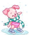 piglet skateq Slack emoji