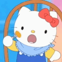 kitty eatingq Slack emoji