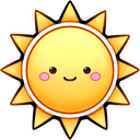 sun smile blush Slack emoji