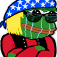 pepe star spangled cool Slack emoji