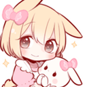 bunny girl hug pinku Slack emoji