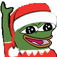 peepo santa q Slack emoji