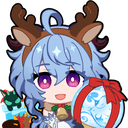reindeer ganyuq Slack emoji