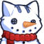 cat snowmanq Slack emoji
