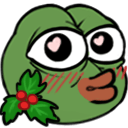 pepe mistletoeq Slack emoji