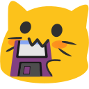 meow floppy Slack emoji