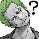 zoro confused question Slack emoji