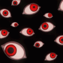 watchful red eyes Slack emoji