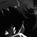 anime shadow red eye Slack emoji