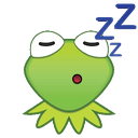 kermit sleepq Slack emoji