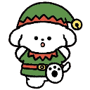 xmas puppyq Slack emoji