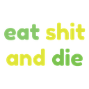 eatshitndie q Slack emoji