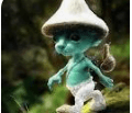 smurf strut confident Slack emoji