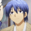 anime bluehair surprised Slack emoji