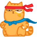 cat the heroq Slack emoji