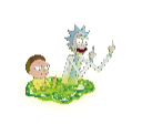 rick morty q Slack emoji