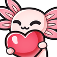 axolotl loveq Slack emoji