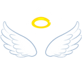 white angelq Slack emoji