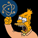 old man yells at electron Slack emoji