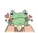 frog love heartsq Slack emoji