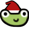frog santa smileq Slack emoji