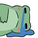 frog sleepy zzzq Slack emoji