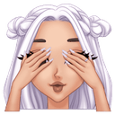 ari covering eyeq Slack emoji