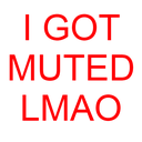 muted lmaoq Slack emoji