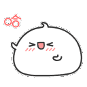 blob cuteblush happy Slack emoji