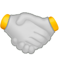 handshake gloves Slack emoji