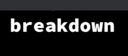 breakdown text blackwhite Slack emoji