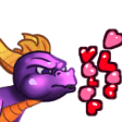 spyro heartsq Slack emoji