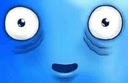 wide eyes blank stare Slack emoji