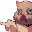 inosuke watching youq Slack emoji
