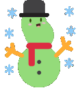 snowman beanq Slack emoji