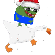 christmaspepegooseq Slack emoji