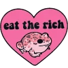 eat the rich q Slack emoji