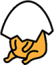 egg hideq Slack emoji