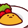 gudetama heartq Slack emoji
