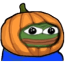 pepe pumpkin head Slack emoji