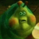 caterpillar worried face Slack emoji