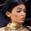 woman pout gold dress Slack emoji