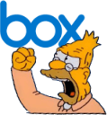 old man yells at box Slack emoji