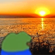 peepo sunsetq Slack emoji