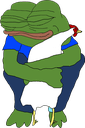 peepo hugq Slack emoji