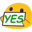 blob yes Slack emoji