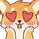 shibahearteyesq Slack emoji